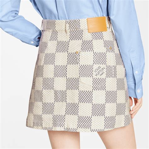 louis vuitton jean skirt|louis vuitton a line skirts.